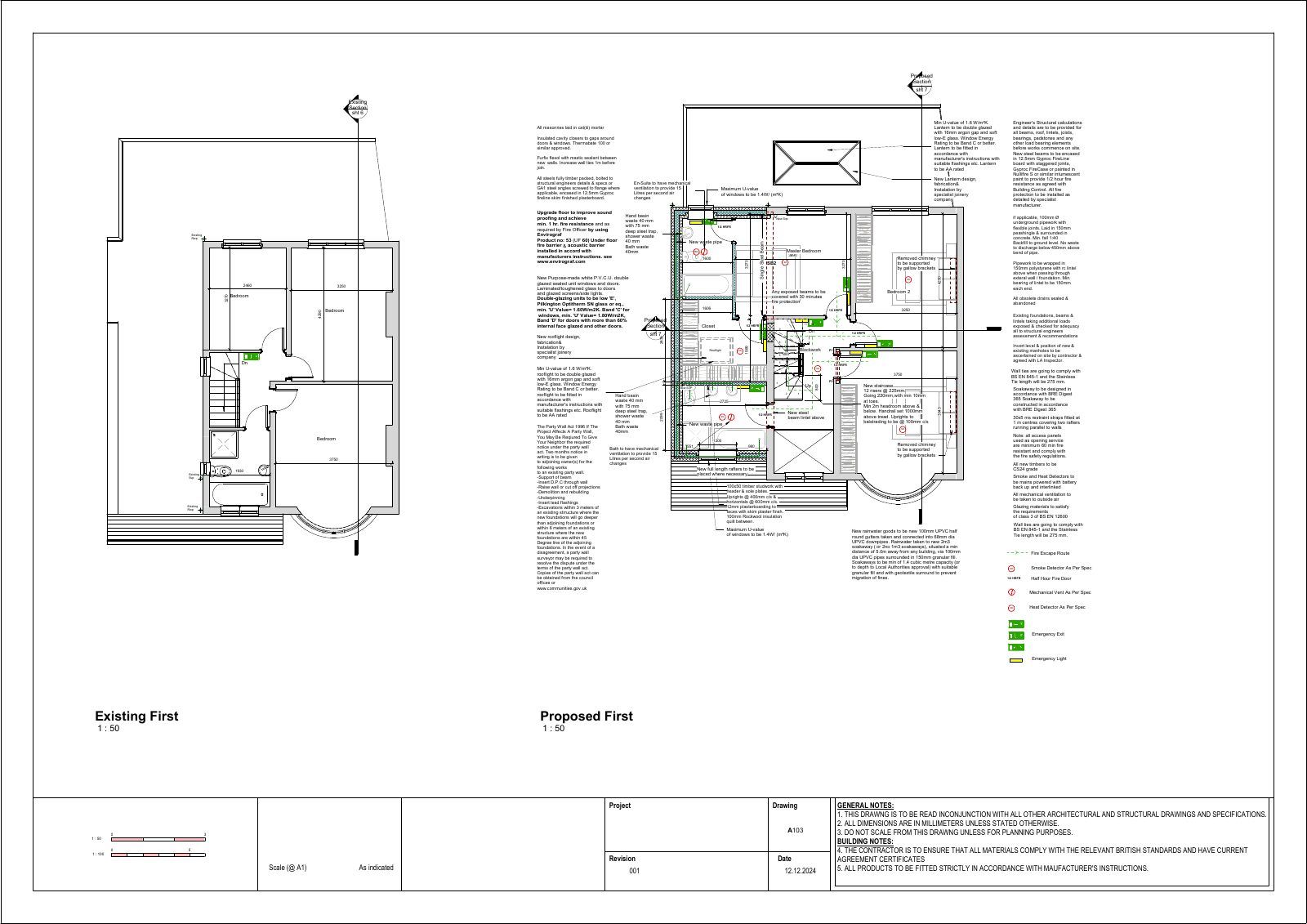Building Regulations package Drawing 3