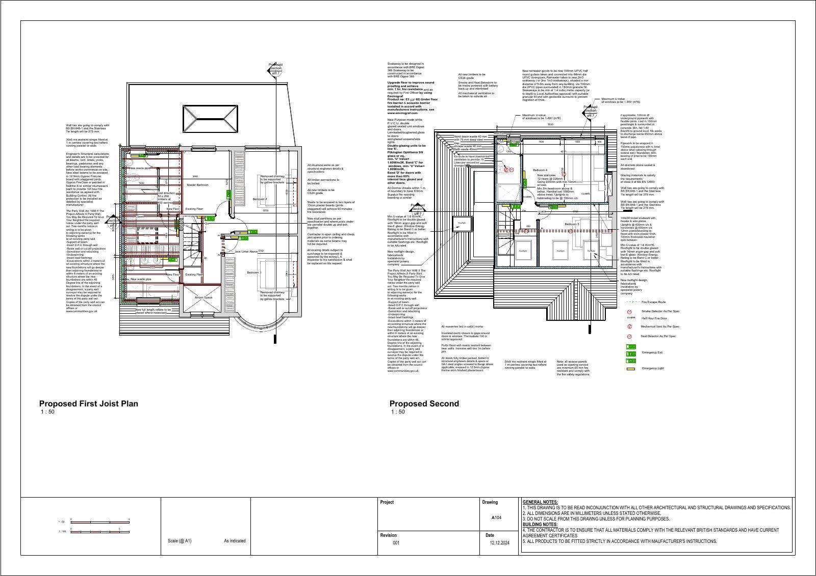 Building Regulations package Drawing 4