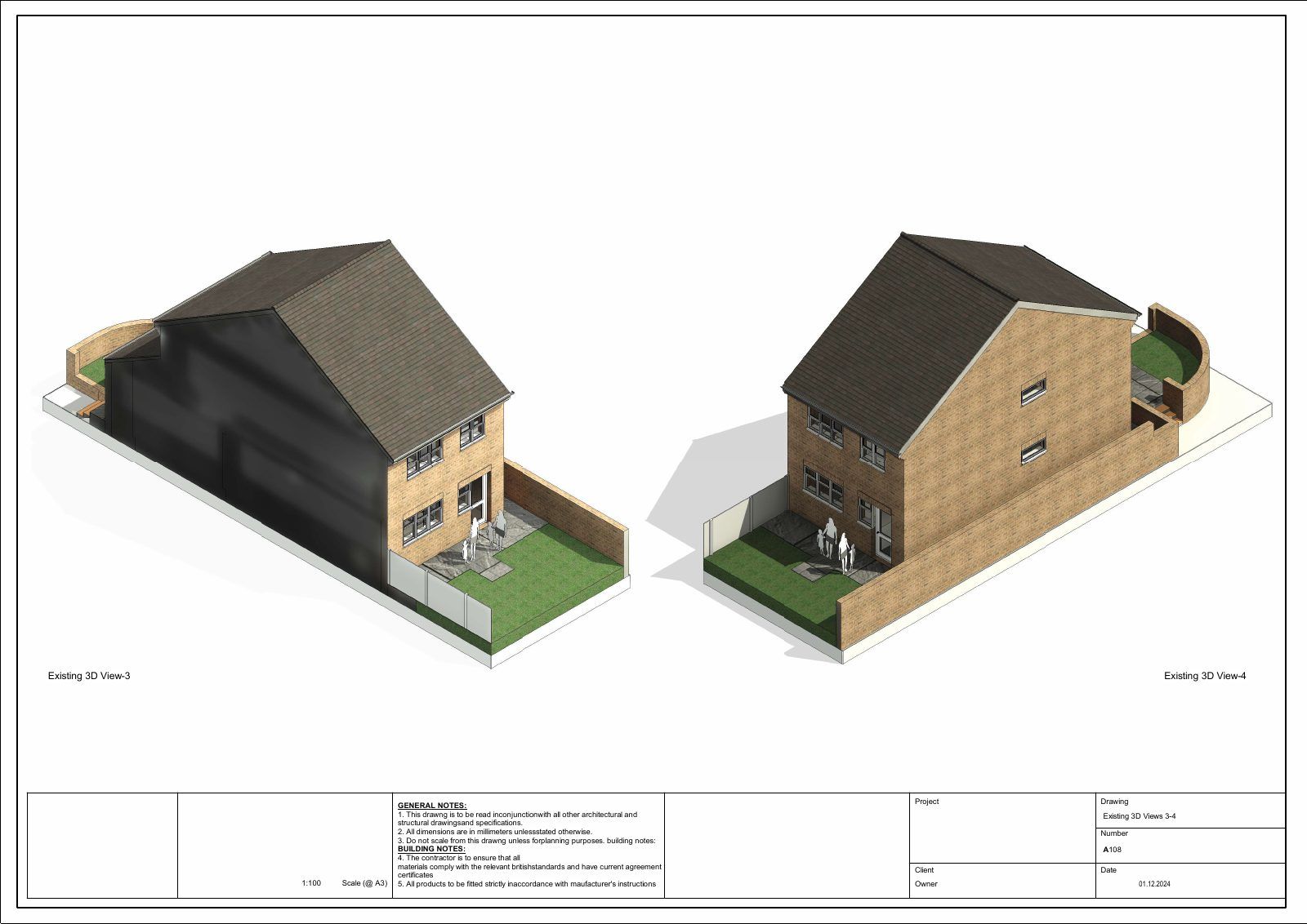 Dormer loft conversion Drawing 8