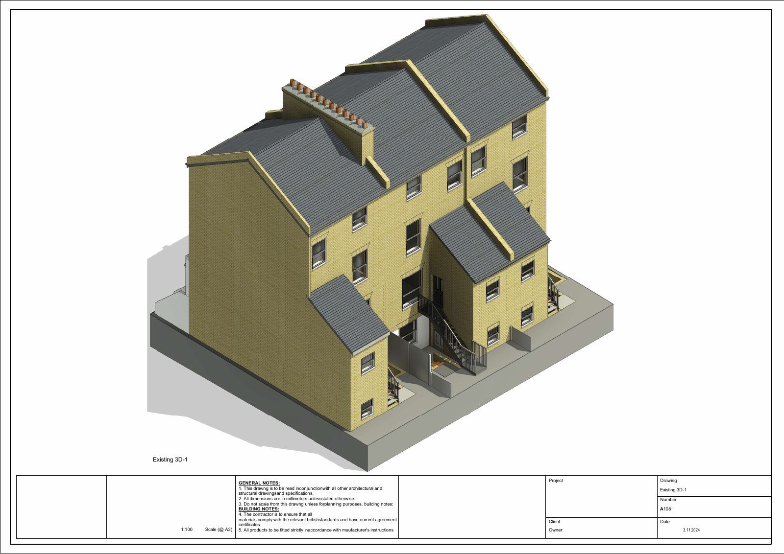 Whole-house refurbishment Drawing 8